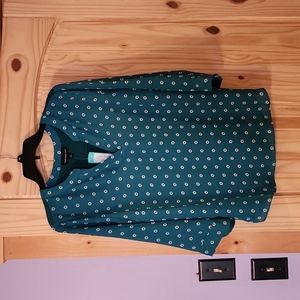 3/4 sleeve fortune and ivy blouse